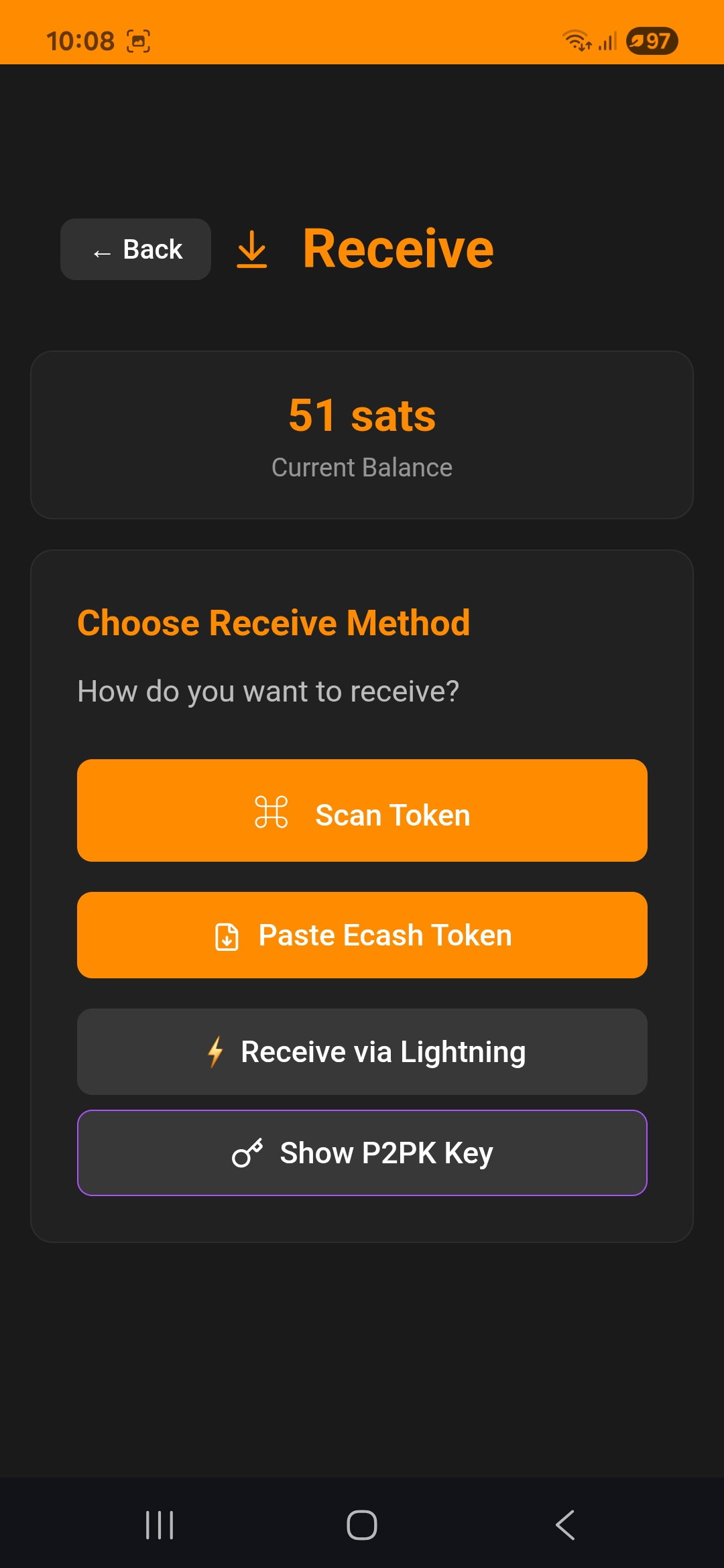 Receive Page